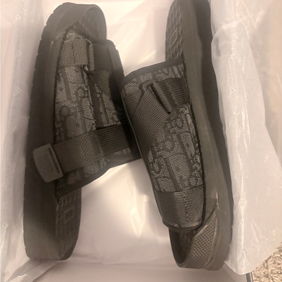 Black Dior Alpha Sandals 6.5 - Picture 1 of 4